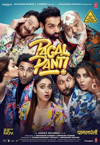 Download Pagalpanti (2019) Hindi Movie 480p | 720p WEB-DL 450MB | 1.3GB