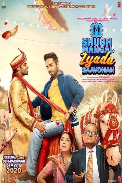 Download Shubh Mangal Zyada Saavdhan (2020) Hindi Movie 480p | 720p | 1080p WEB-DL 400MB | 1.2GB