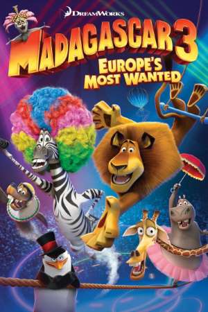 Download Madagascar 3: Europe’s Most Wanted (2012) Dual Audio {Hindi-English} Movie 480p | 720p | 1080p BluRay 350MB | 850MB