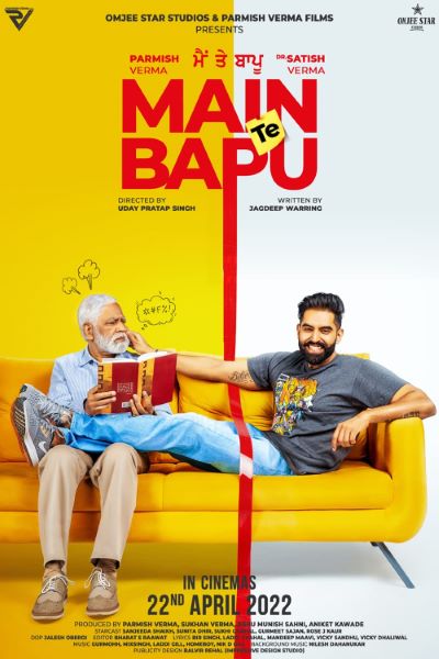 Download Main Te Bapu (2022) Punjabi Full Movie 480p | 720p | 1080p WEB-DL ESub