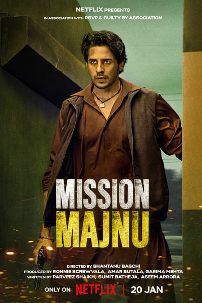 Download Mission Majnu (2023) Hindi Movie 480p | 720p | 1080p WEB-DL ESub